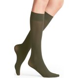 FALKE - Pure Matt 50 DEN - Kniekousen - Groen Artichoke - 1 paar