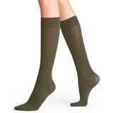 FALKE - Pure Matt 50 DEN - Kniekousen - Groen Artichoke - 1 paar