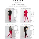 FALKE - Dames Panty - Blauw - Pure Matt 50 DEN - Halfdoorzichtig - 1 Paar