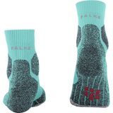 FALKE - RU Trail Grip W - Chaussettes de Course - Blauwe Fiji 6423 - 1 Paar