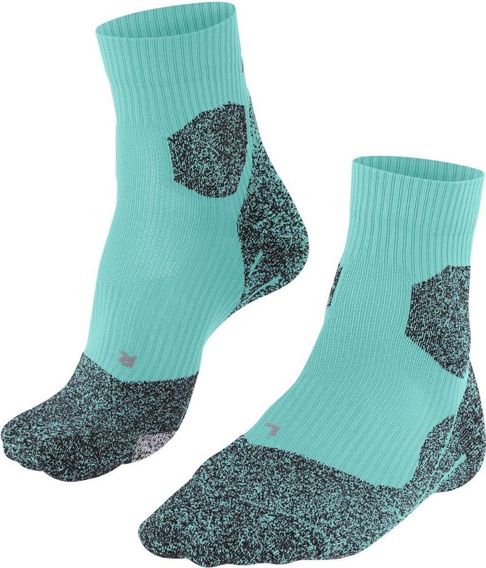 FALKE - RU Trail Grip W - Chaussettes de Course - Blauwe Fiji 6423 - 1 Paar