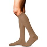 FALKE - No. 2 M Kh - Hoge Herensokken - Brązowy Camel - Luxe FALKE Luxury Line