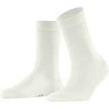 FALKE - Fable Estate W - Wol Damessokken - Off-White - 1 stuk