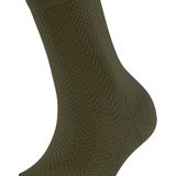 FALKE - Fable Estate W - Dames Sokken - Groen Artichoke - 1 Paar