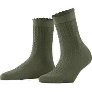 FALKE - Posh Pulse 50 DEN W - Semi-ondoorzichtig - Zielony Artichoke 7436 - Damessokken - 39-42