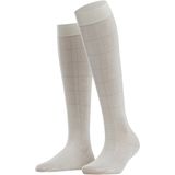 FALKE - Solid Lounge 50 DEN - Chaussettes Lange - Wit Off-White - 1 Paar