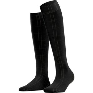 FALKE - Solid Lounge - Kniekousen - Zwart - 50 DEN - 1 paar