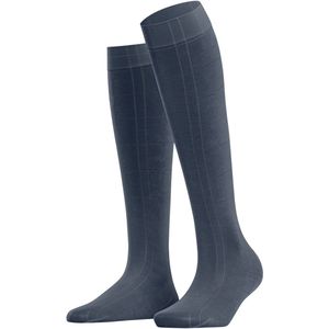 FALKE - Solid Lounge - Kniekousen - Blauw - 50 DEN - 1 paar