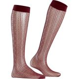 FALKE - Crossroads W Kh - Transparante Fantasiesokken - Brązowy Cayenne 5950 - Dames - 1 stuk
