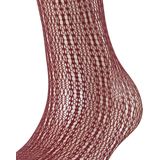 FALKE - Crossroads W Kh - Transparante Fantasiesokken - Brązowy Cayenne 5950 - Dames - 1 stuk