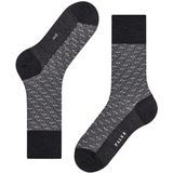 FALKE - Airport Special Edition - Fantasie Sokken - Anthraciet Melange - Maat 45-46