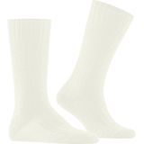 FALKE - Stark Temper - Heren Sokken - Wit Off-White - Merinowol - 1 Paar
