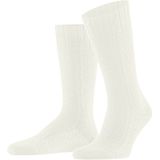 FALKE - Stark Temper - Heren Sokken - Wit Off-White - Merinowol - 1 Paar