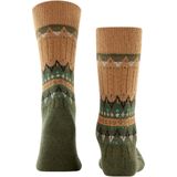 FALKE - Norseman - Sokken - Geel - 1 paar - Wol Gedessineerd