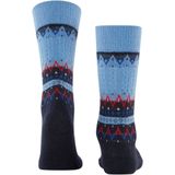 FALKE - Norseman - Gedessineerd Wol Sokken - Blauw