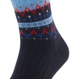 FALKE - Norseman - Gedessineerd Wol Sokken - Blauw