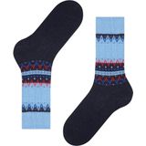 FALKE - Norseman - Gedessineerd Wol Sokken - Blauw