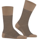 FALKE - Airport - Heren Sokken - Bruin Camel - 1 Paar - Merinowol Katoen