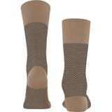 FALKE - Airport - Heren Sokken - Bruin Camel - 1 Paar - Merinowol Katoen