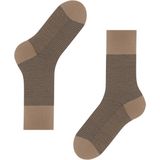 FALKE - Airport - Heren Sokken - Bruin Camel - 1 Paar - Merinowol Katoen