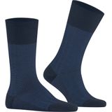 FALKE - Airport - Heren Sokken - Blauw - 1 Paar - Merinowol en Katoen