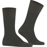 FALKE - Airport - Heren Sokken - Groen Military - 1 Paar - Merinowol en Katoen