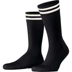 FALKE - Leake Street - Wol Kasjmier Sokken - Zwart - Maat 39-42