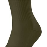 FALKE - Lhasa Rib - Heren Sokken - Groen Artichoke - 1 Paar - Merinowol
