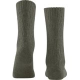 FALKE - Brick Wall W - Sokken - Groen Thyme - 1 paar - Wol Alpaca