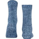 FALKE - Marble Cloud W - Sokken - Blauw Marine - 1 paar - Wol Katoen Gedessineerd