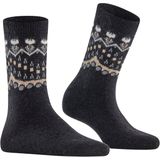 FALKE - Cosy Wool Special Edition - Wol Kasjmier Sokken - Zwart