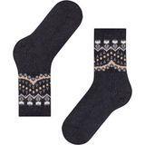FALKE - Cosy Wool Special Edition - Wol Kasjmier Sokken - Zwart