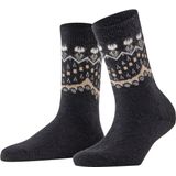 FALKE - Cosy Wool Special Edition - Wol Kasjmier Sokken - Zwart
