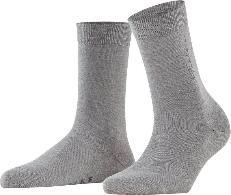 FALKE - Anniversary - Dames Sokken - Grijs Light Grey Melange - 1 Paar