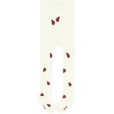 FALKE - Cute Ladybug - Panty - Off-white - Dun Gedessineerd Katoen