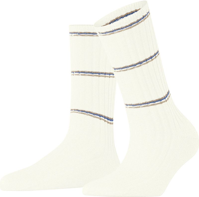 FALKE - Cosy Wool Boot W - Sokken - Wit Off-White - 1 paar - 35-38