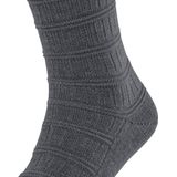 FALKE - Link Attire - Sokken - Grijs Slate - 1 Paar - Wol Lyocell Linnen