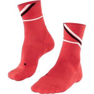 Falke 4 Grip Stabilizing  Sportsokken - Maat 37/38 - Unisex - rood/grijs/zwart