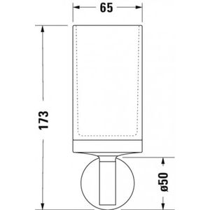Duravit - Starck T - Tandenborstelhouder - Matglas - Brons Geborsteld