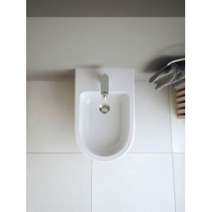 Duravit Wave Bidetmengkraan - eengreeps - voorsprong 12.8cm - chroom hoogglans wa2400001010