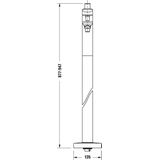 Duravit - Wave - Badmengkraan - Vrijstaand - Goud Gepolijst