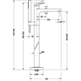 Duravit - Wave - Badmengkraan - Vrijstaand - Goud Gepolijst