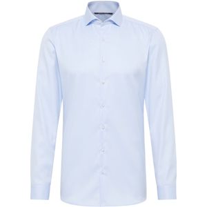 ETERNA - Super Slim Fit Overhemd - Lichtblauw - Katoen - Niet Doorschijnend