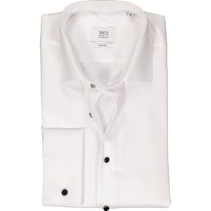 ETERNA - Overhemd - Wit - 100% Katoen - Kent Kraag - Lange Mouwen