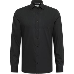 Eterna - Overhemd - Zwart - Slim fit - NON IRON (strijkvrij)