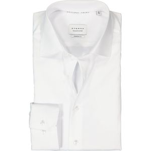 ETERNA - Overhemd - Wit - 100% Katoen - Kent Kraag - Lange Mouwen