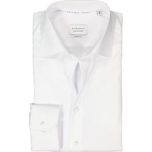 ETERNA - Overhemd - Wit - 100% Katoen - Kent Kraag - Lange Mouwen
