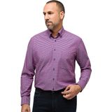ETERNA - Comfort Fit Overhemd - Roze Geruit - Popeline - Strijkvrij