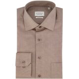 Eterna - Overhemd - Beige - Katoen - Comfort Fit