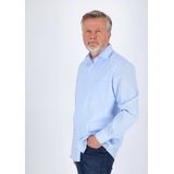 ETERNA - Modern Fit - Overhemd - Lichtblauw - Popeline - Strijkvrij